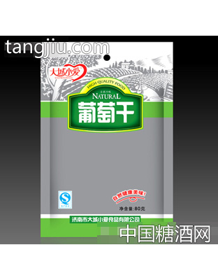 大城小爱葡萄干80g