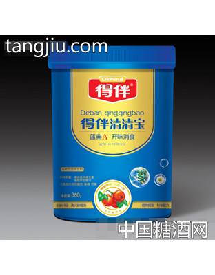 得伴360克桶装清清宝开胃消食