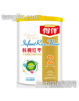 得伴500克核桃红枣营养配方米粉