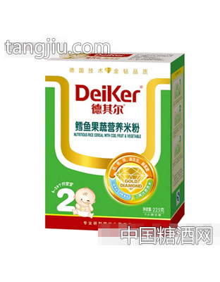 鳕鱼果蔬营养米粉2段