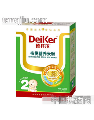 核桃营养米粉2段225g