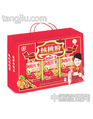 一宝堂阿胶红枣核桃粉礼盒3罐装