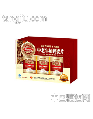 东方阿胶中老年加钙麦片礼盒