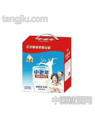 江中中老年牧场奶手提装250mlx12盒