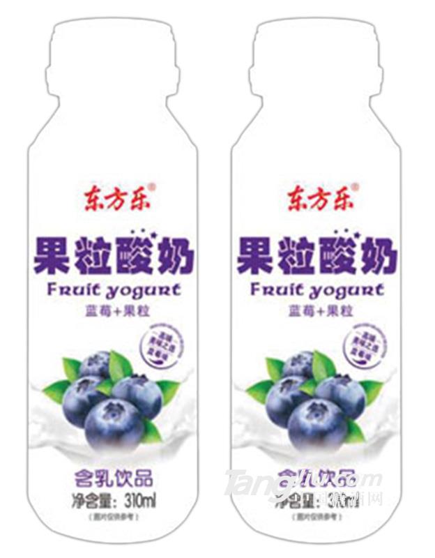东方乐 果粒酸奶 草莓340ML