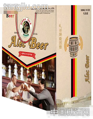 艾利客精品礼盒易拉罐啤酒500mlx12