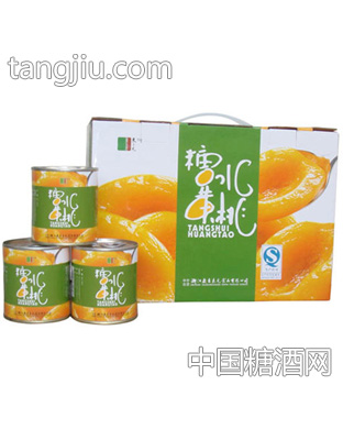 糖水黄桃312gX6罐礼盒装