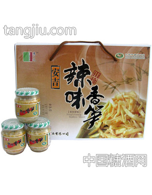 安吉辣味香笋115gX8瓶礼盒装