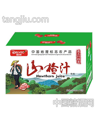 德尔维山楂汁饮料320mlx10瓶