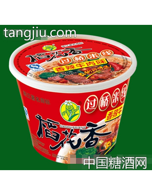 桶装稻花香过桥米线香辣牛肉味