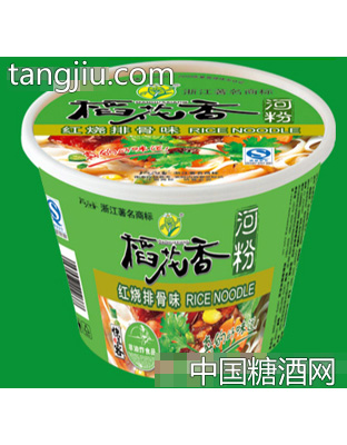 桶装稻花香河粉红烧排骨味