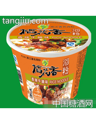 桶装稻花香河粉香辣牛腩味