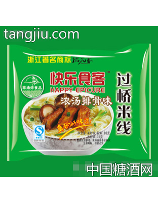 袋装快乐食客过桥米线浓汤排骨味