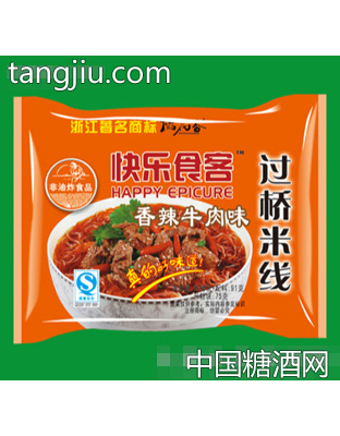 袋装快乐食客过桥米线香辣牛肉味