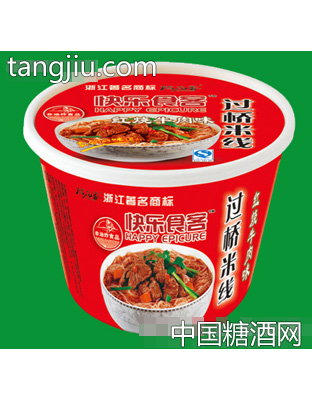 桶装快乐食客过桥米线红烧牛肉味