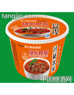 桶装快乐食客过桥米线香辣牛肉味