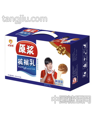 叮当牛原浆核桃乳250ml×20盒