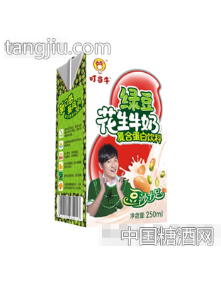 叮当牛绿豆花生牛奶复合蛋白饮料250ml