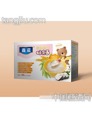 嘉滋鳕鱼豌豆条条面160g