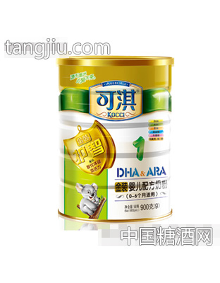 可淇护智金装配方奶粉900g