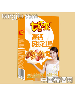 七巧果高钙核桃花生奶250ml
