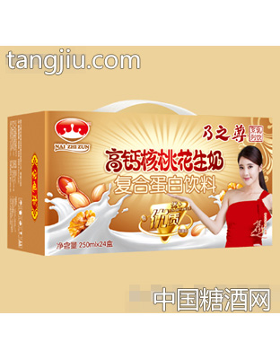乃之尊高钙核桃花生奶饮品250mlX24
