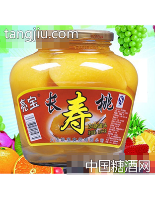 亮宝长寿桃1250g罐头