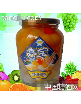 亮宝什锦758g罐头
