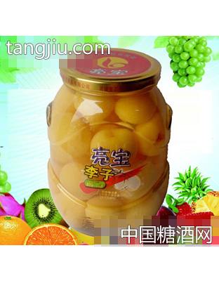 亮宝李子890g罐头