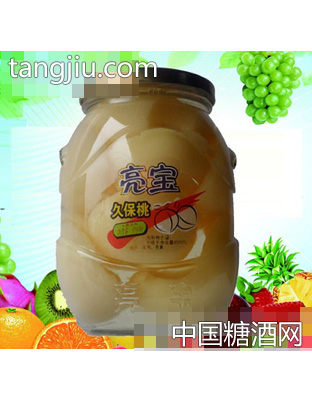 亮宝久保桃890g罐头