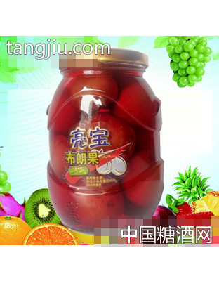 亮宝布朗果890g罐头