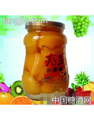 亮宝黄桃罐头800g