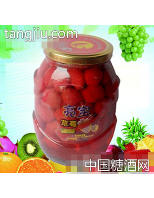 亮宝草莓890g罐头