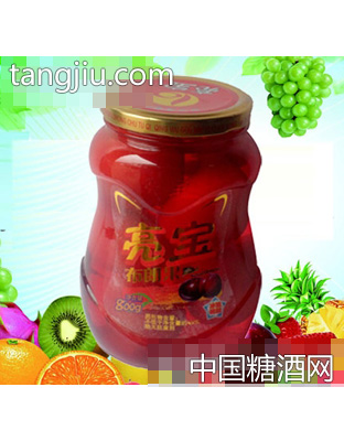 亮宝布朗果800g罐头