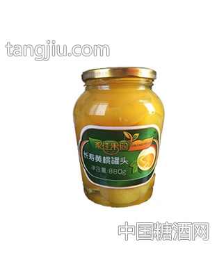 家佳果园长寿黄桃罐头880g
