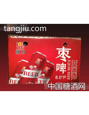 鼎力枣啤正面