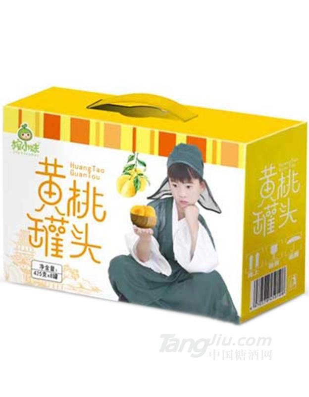 榨小妹黄桃罐头425gx8罐