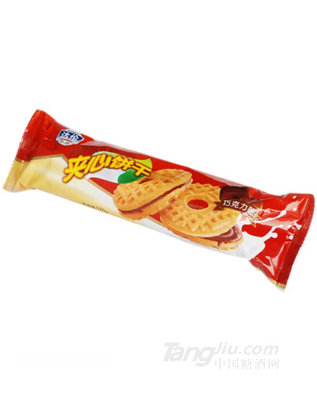 夹心饼干巧克力味120g