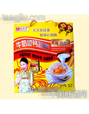 牛奶+钙营养燕麦片