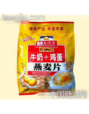牛奶+鸡蛋营养燕麦片