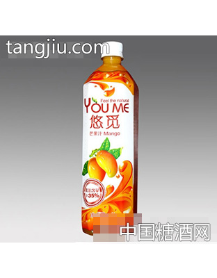 大清宝泉悠觅芒果汁1l