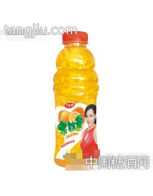 大润发橙粒饮料600mlx15瓶