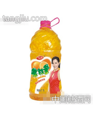 大润发果粒多橙粒饮料2.58Lx6瓶