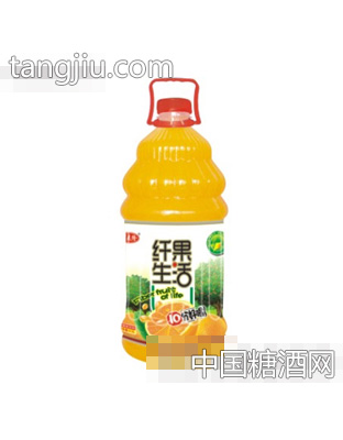 大润发纤果生活橙味饮料2.5Lx6瓶