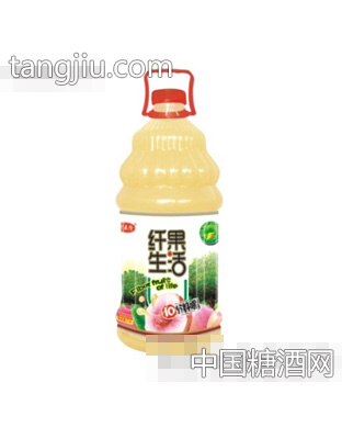 大润发纤果生活桃味饮料2.5Lx6瓶
