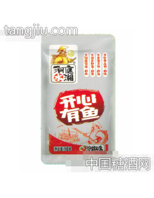 16g洞庭水湘开心有鱼泡椒味