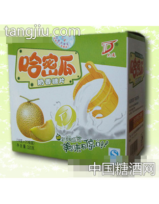 哈密瓜奶香糖片320g
