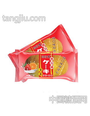天使蛋糕草莓+柳橙