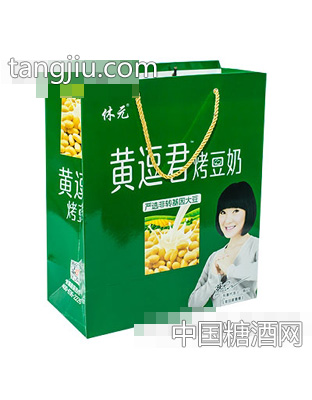 休元黄逗君烤豆奶手提袋