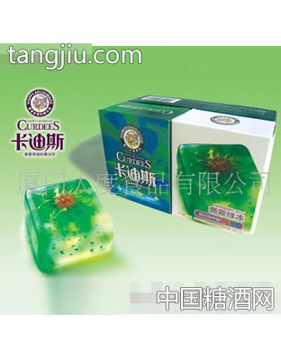 薄荷绿冻果冻粉